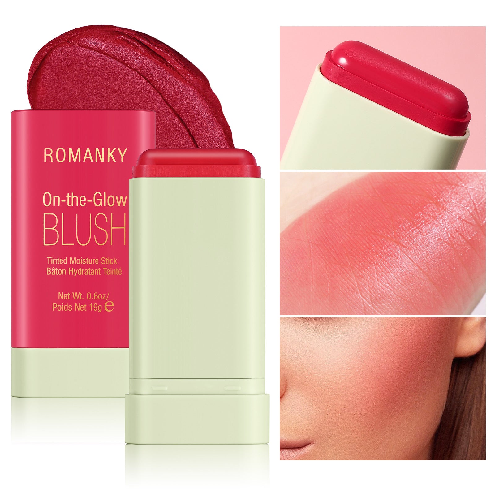 Matte Multifunctional Blush and Lip Balm Stick