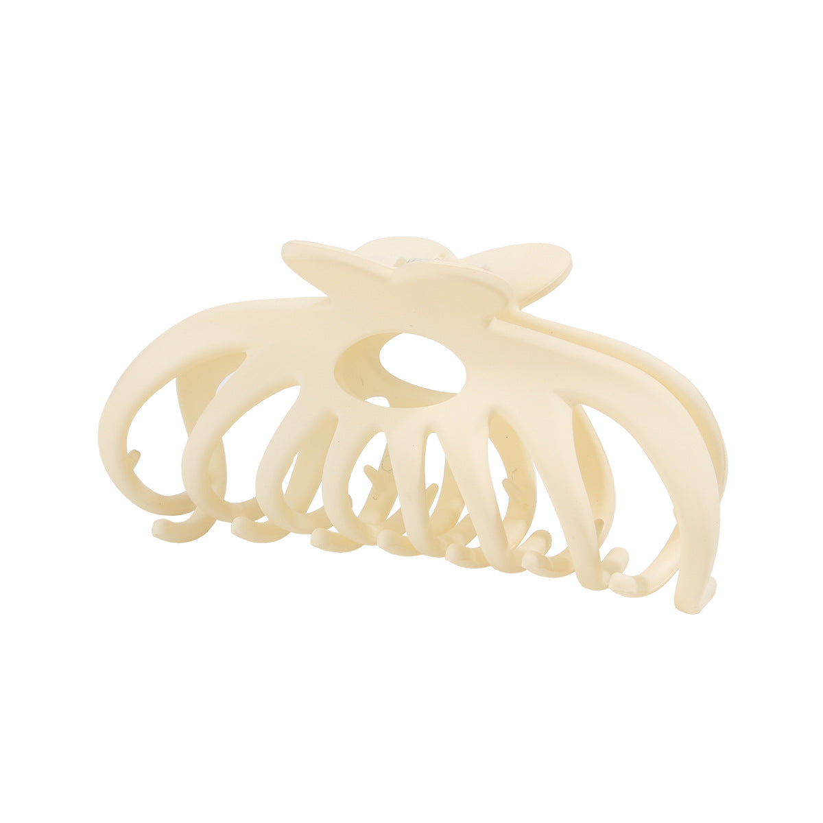 Rectangular Hair Grip Clips Frosted Finish