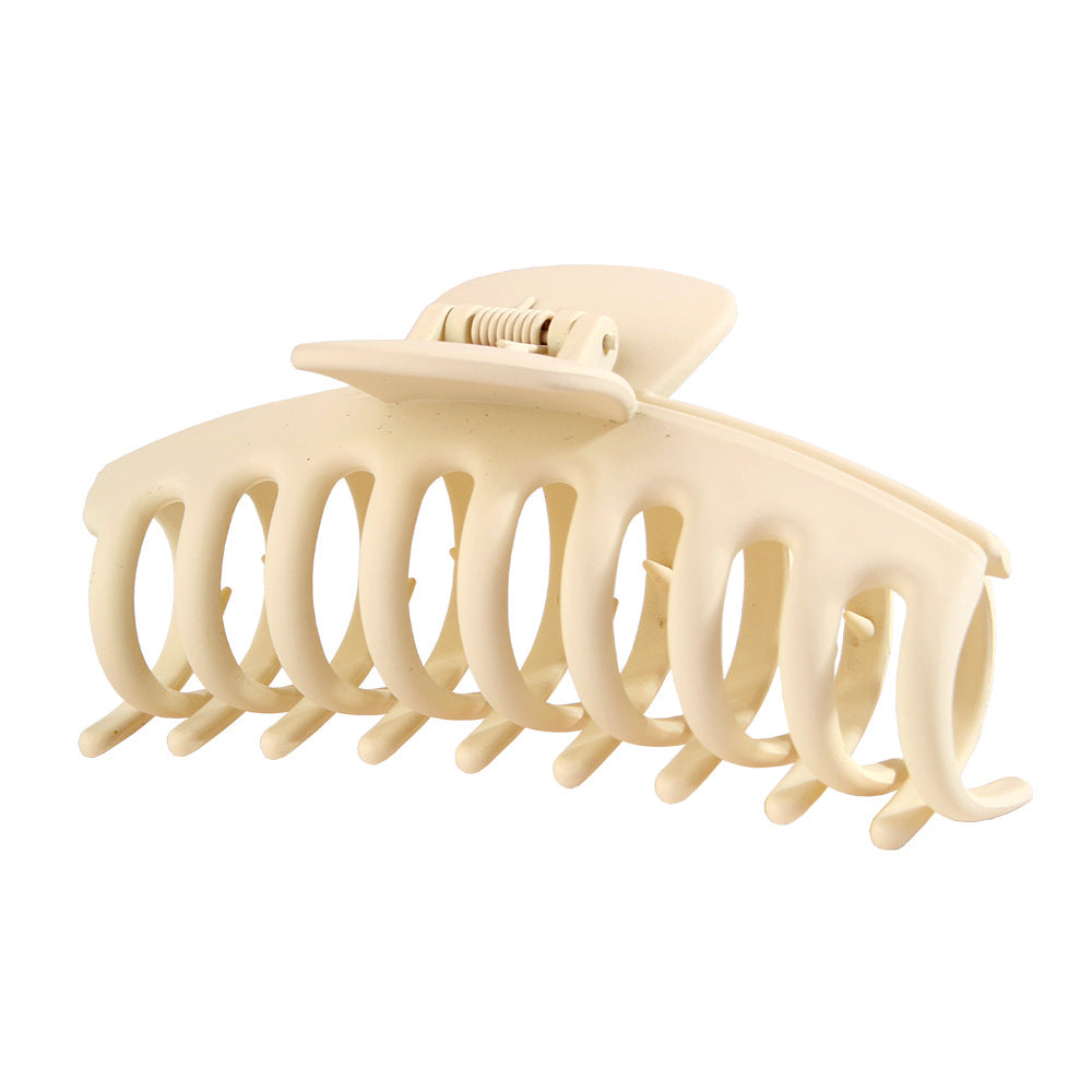Rectangular Hair Grip Clips Frosted Finish
