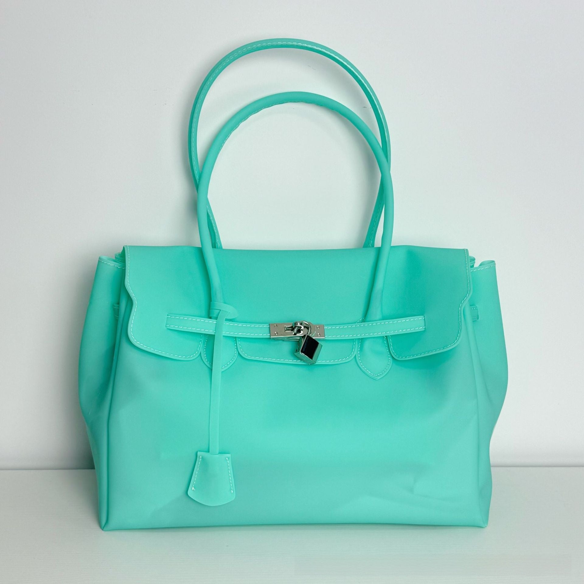 Jelly Tote Bag with Shoulder Strap