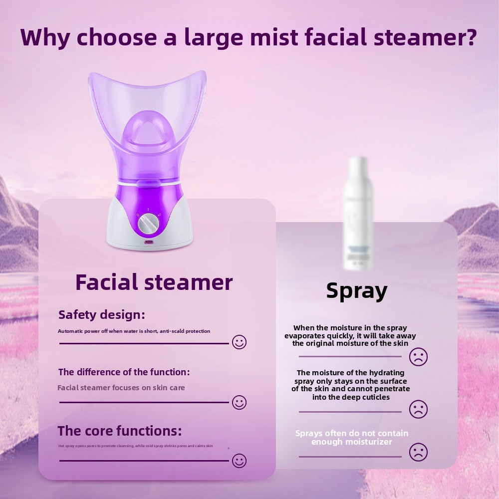 Facial Steamer with Aromatherapy Function
