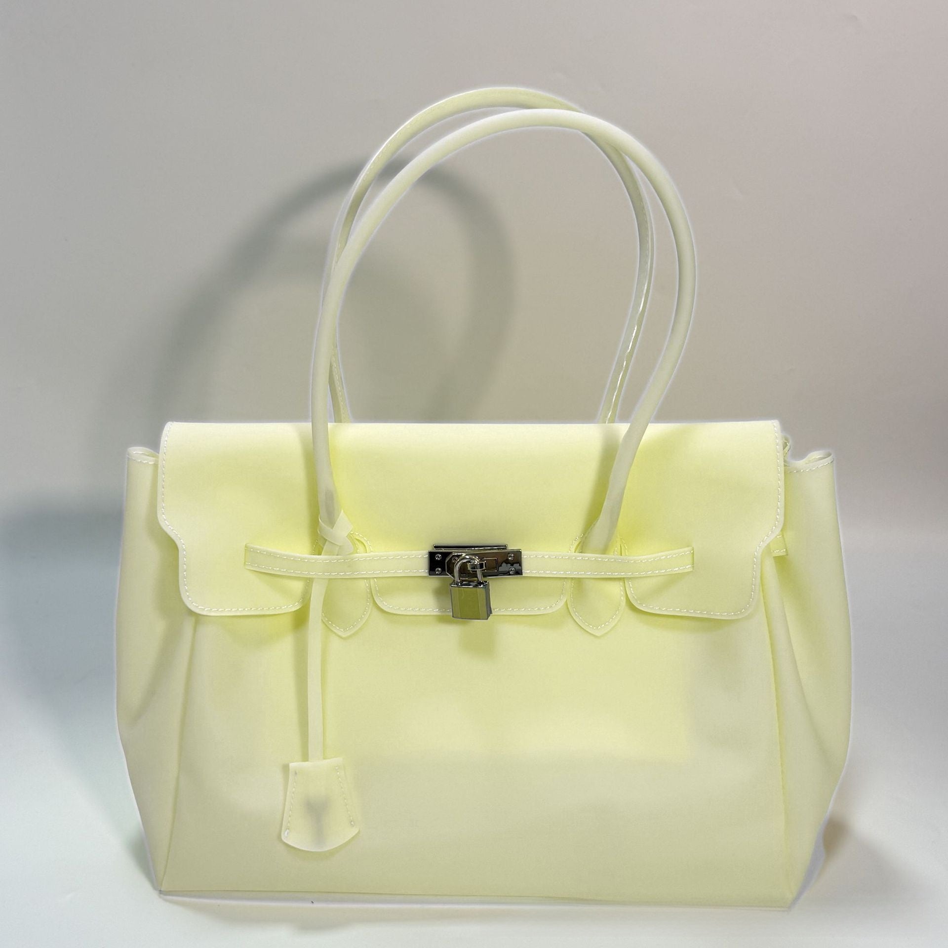 Jelly Tote Bag with Shoulder Strap