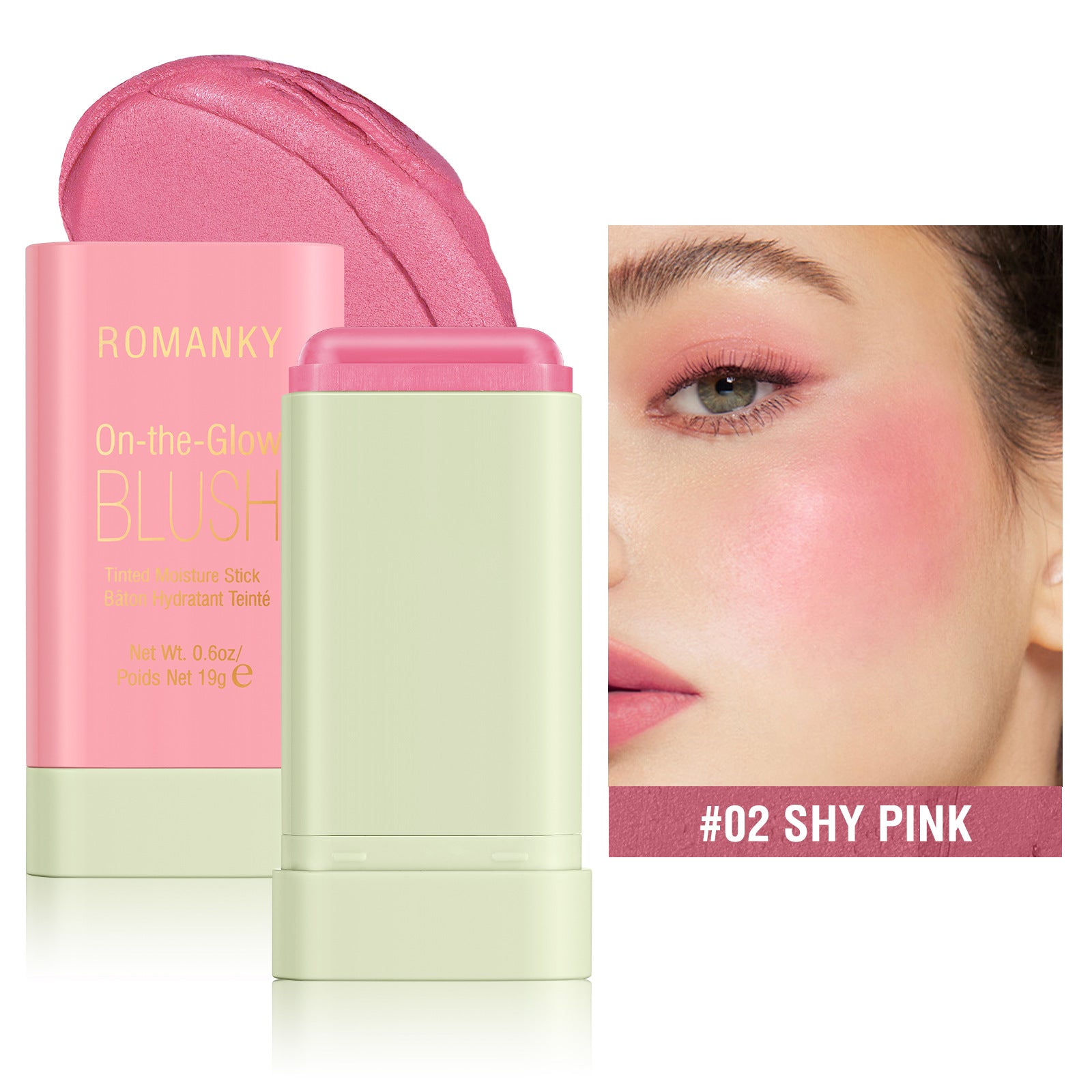Matte Multifunctional Blush and Lip Balm Stick