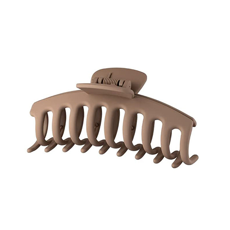 Rectangular Hair Grip Clips Frosted Finish