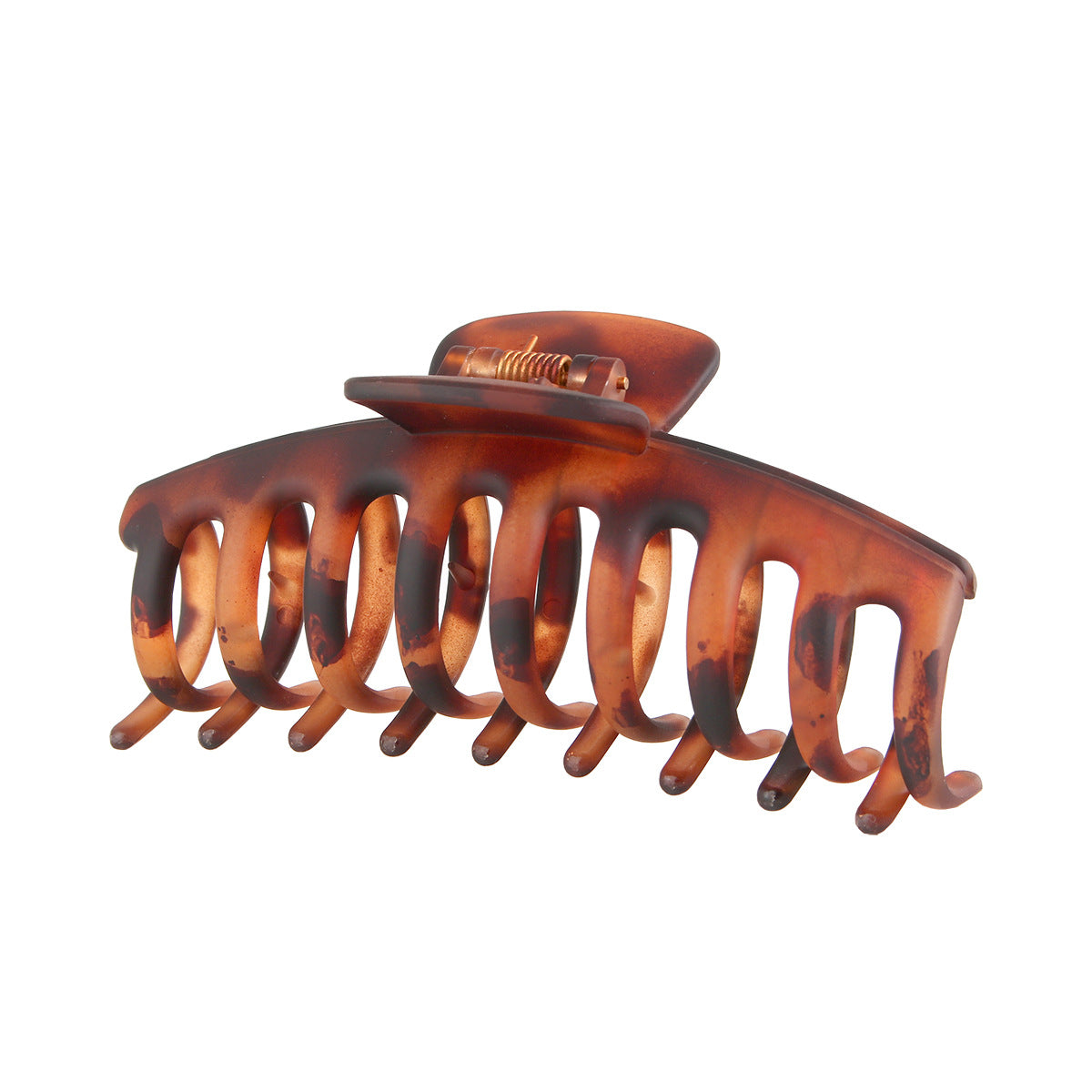 Rectangular Hair Grip Clips Frosted Finish