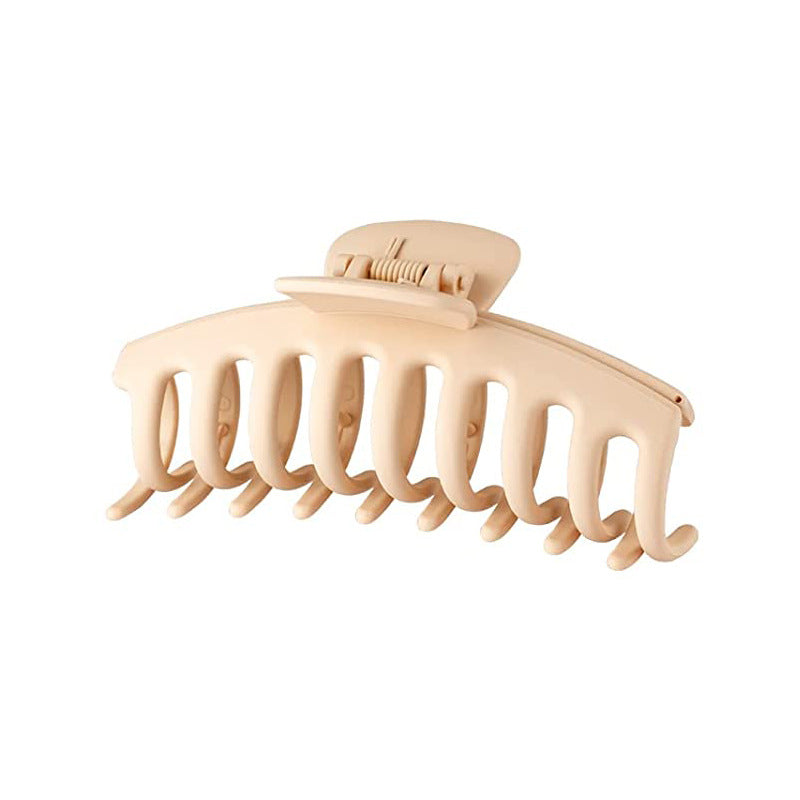 Rectangular Hair Grip Clips Frosted Finish