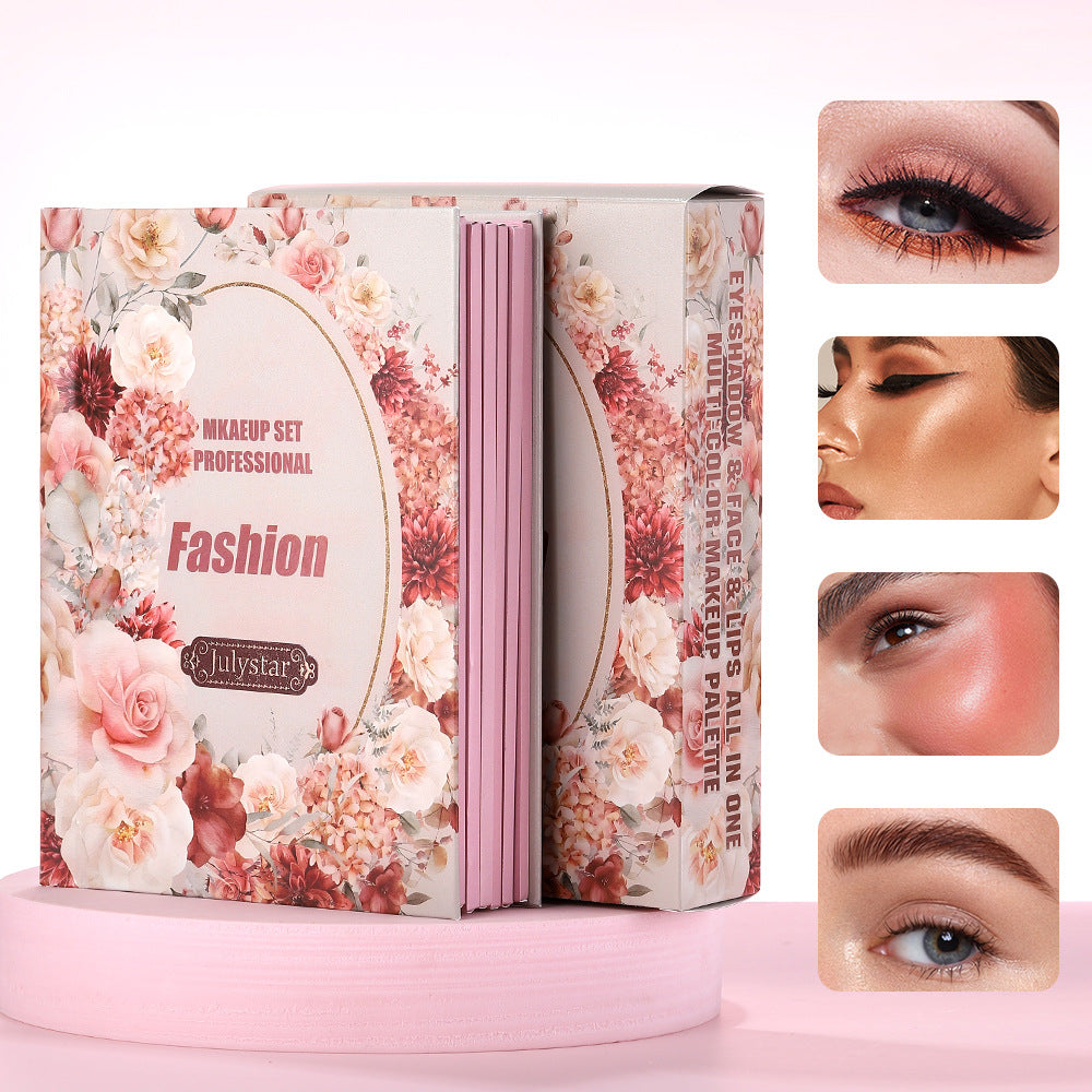 Book Style Multi Color Makeup Palette
