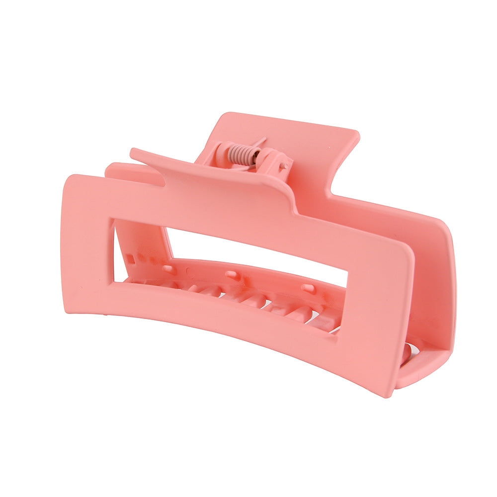 Rectangular Hair Grip Clips Frosted Finish