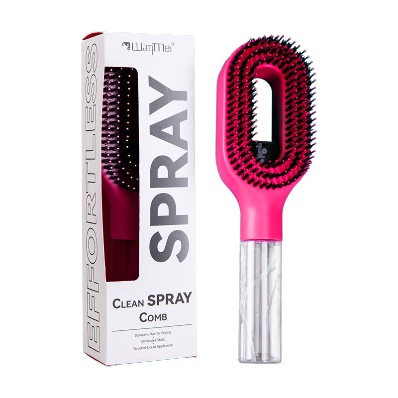 Pressurized Spray Scalp Massager Comb, Anti-Static Hair Comb