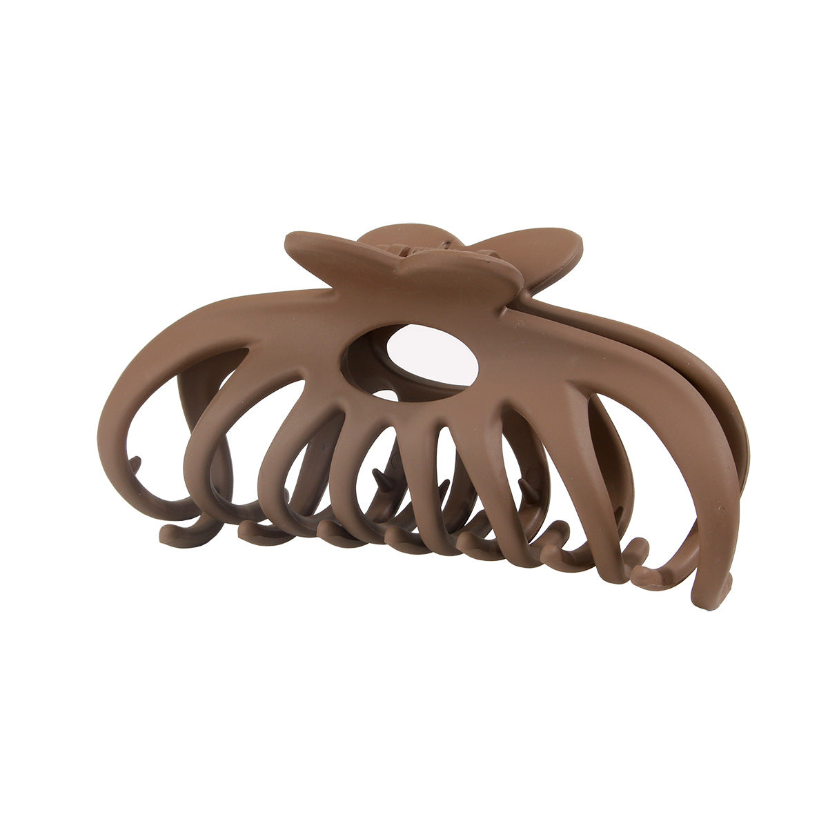 Rectangular Hair Grip Clips Frosted Finish