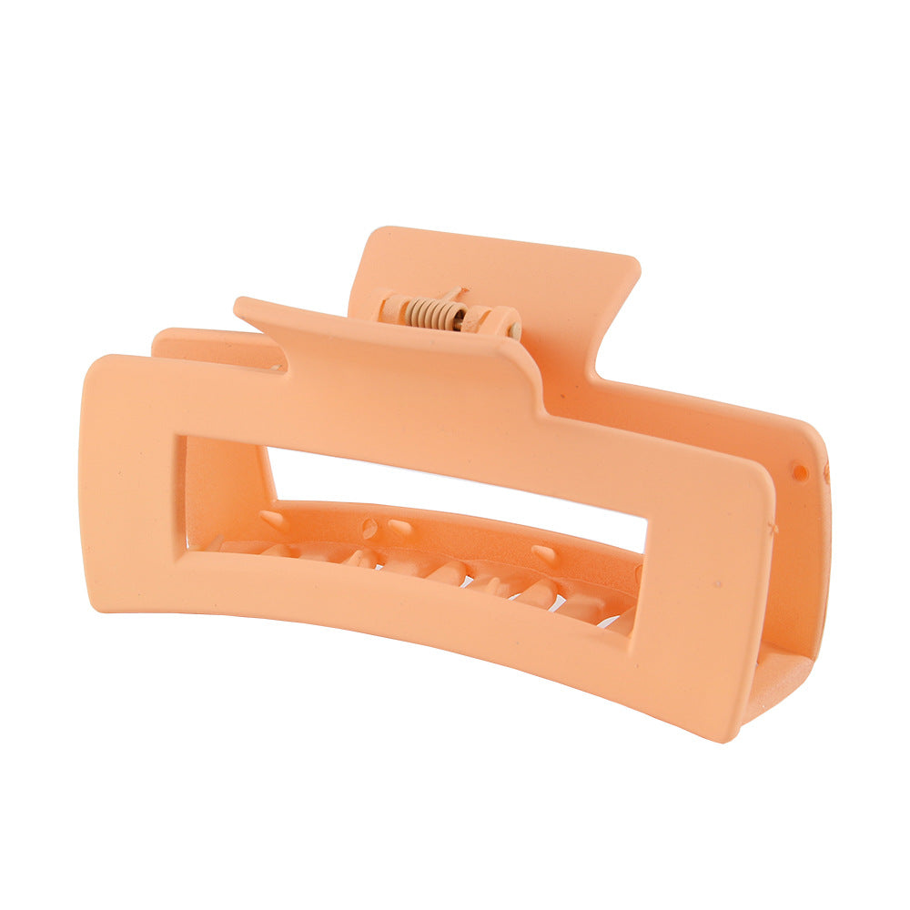 Rectangular Hair Grip Clips Frosted Finish