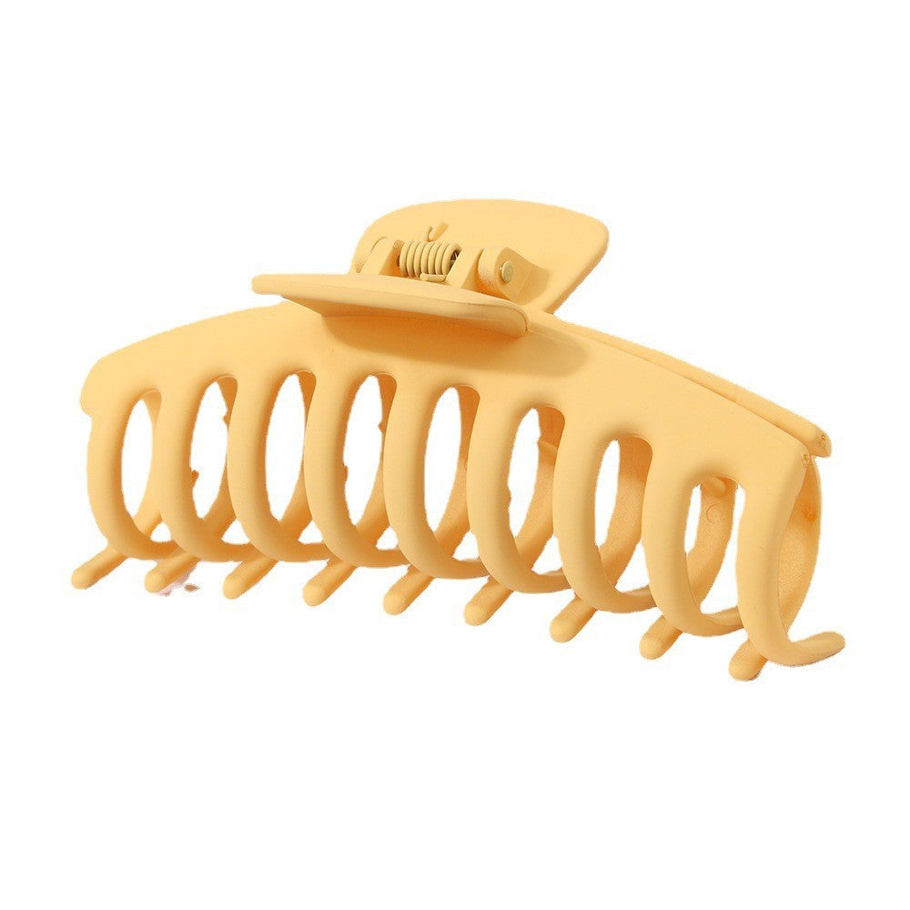Rectangular Hair Grip Clips Frosted Finish