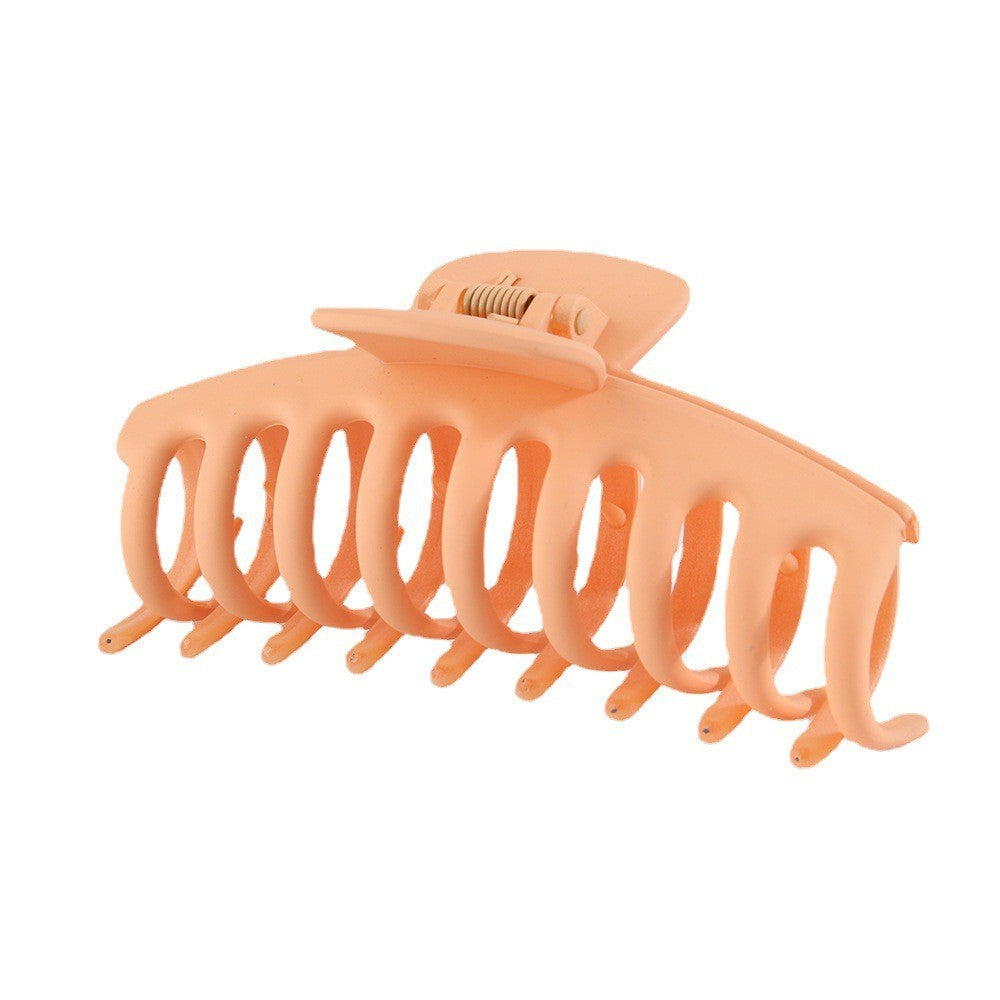 Rectangular Hair Grip Clips Frosted Finish