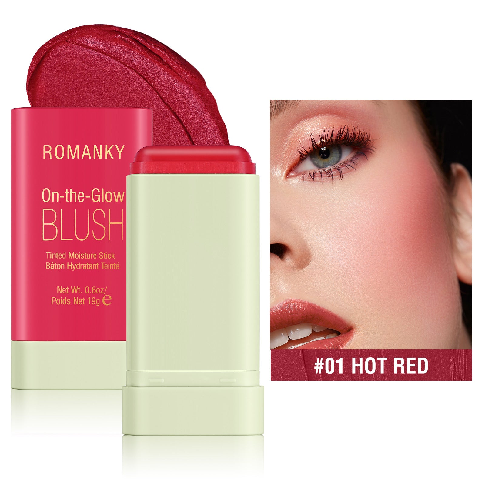 Matte Multifunctional Blush and Lip Balm Stick