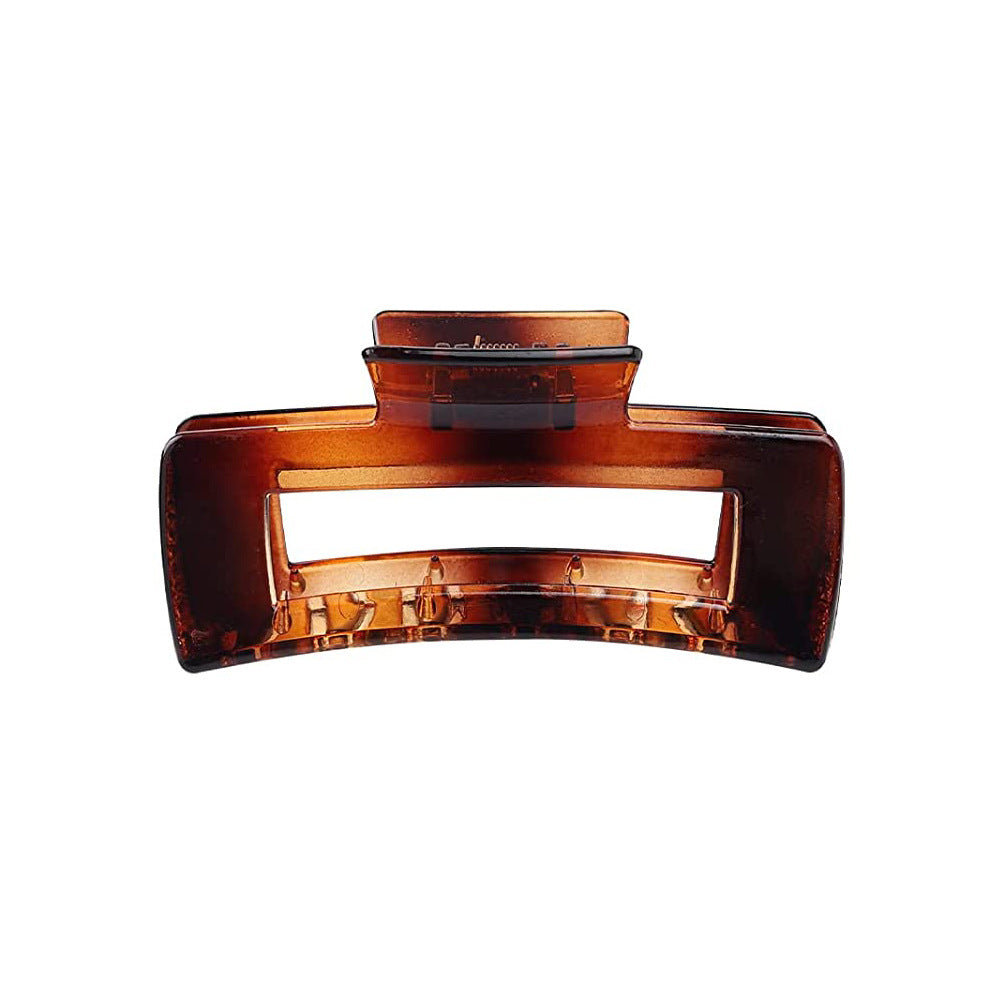Rectangular Hair Grip Clips Frosted Finish