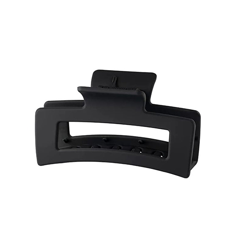 Rectangular Hair Grip Clips Frosted Finish