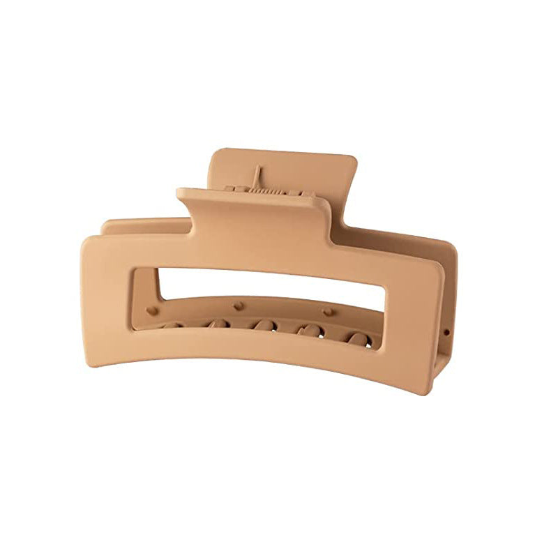 Rectangular Hair Grip Clips Frosted Finish