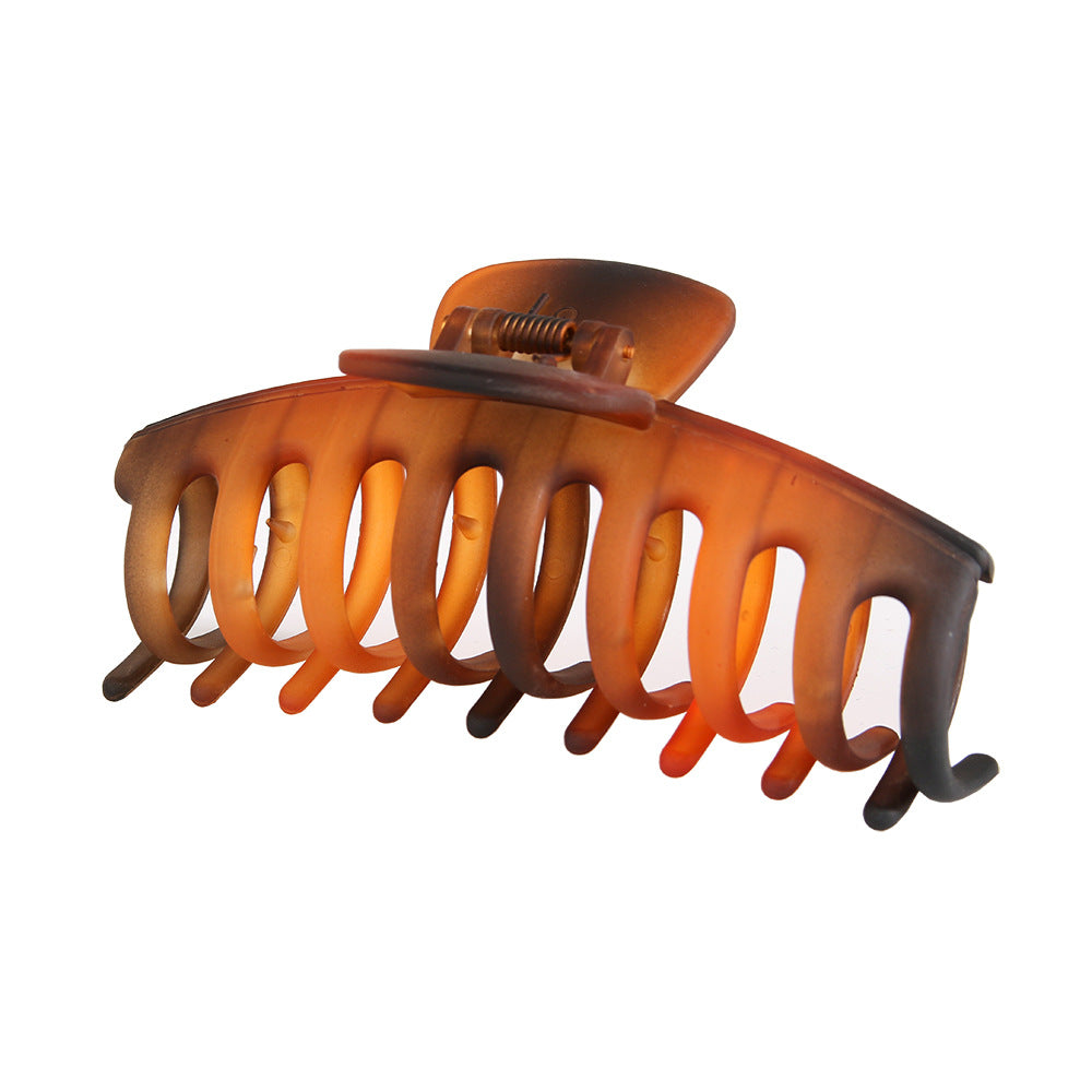 Rectangular Hair Grip Clips Frosted Finish