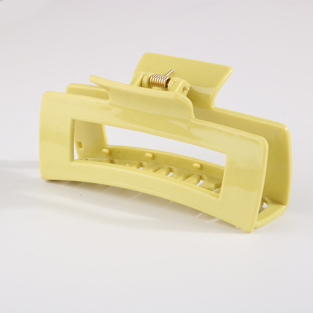 Rectangular Hair Grip Clips Frosted Finish