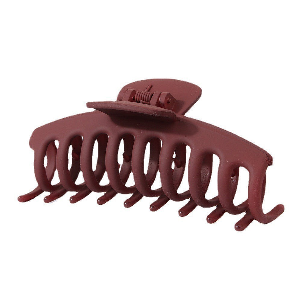 Rectangular Hair Grip Clips Frosted Finish