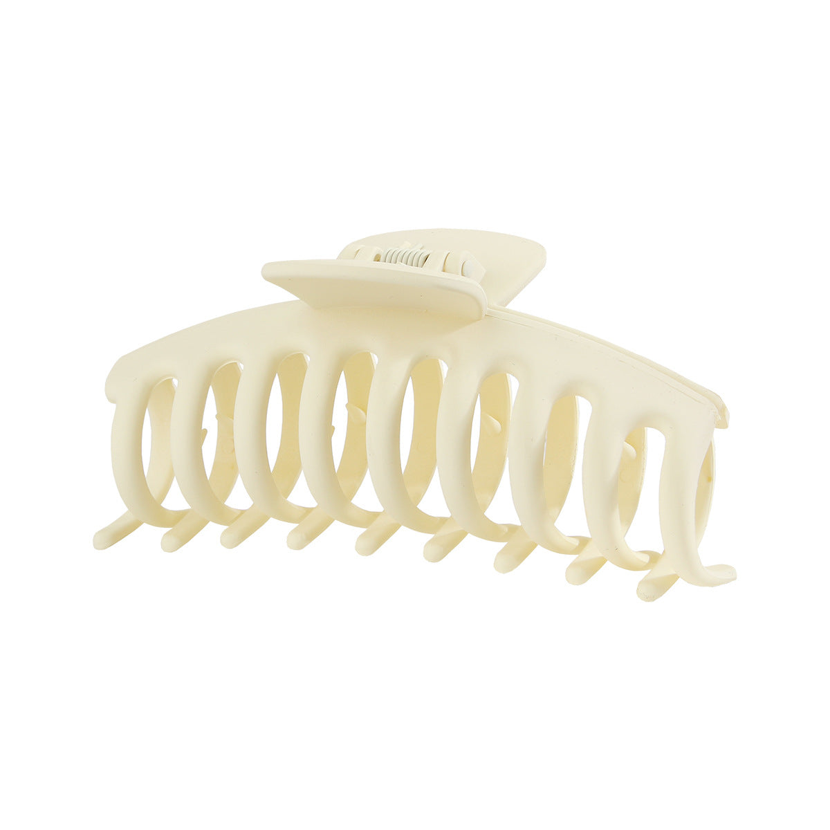 Rectangular Hair Grip Clips Frosted Finish