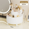 Rotatable Makeup Brush Organizer with Dustproof Cover