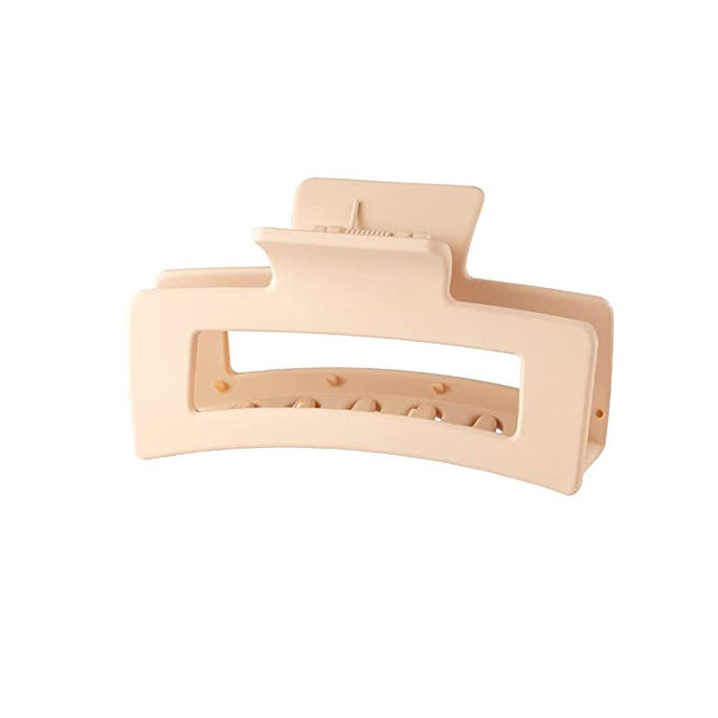 Rectangular Hair Grip Clips Frosted Finish