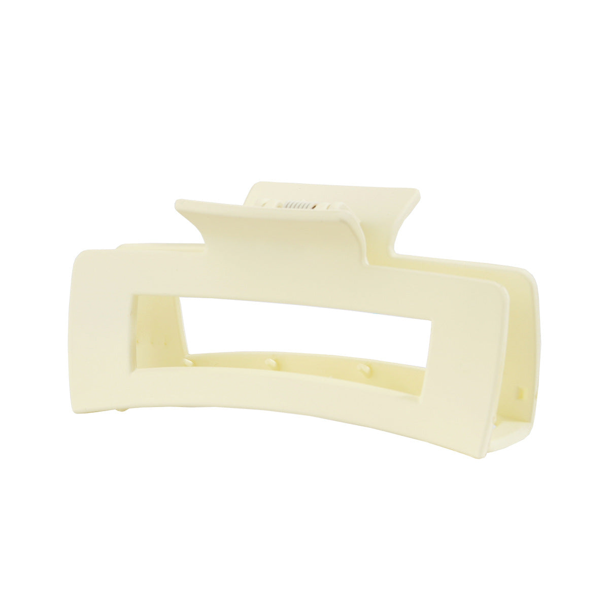 Rectangular Hair Grip Clips Frosted Finish