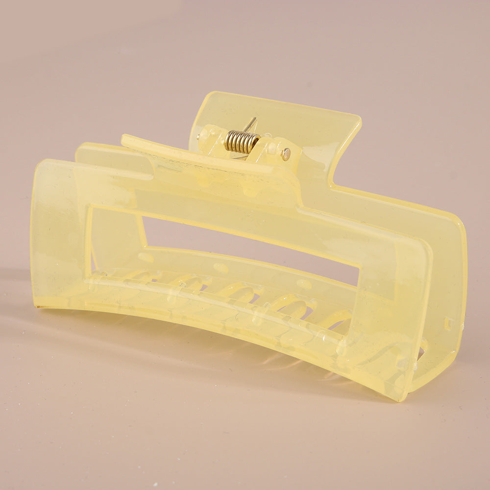 Rectangular Hair Grip Clips Frosted Finish
