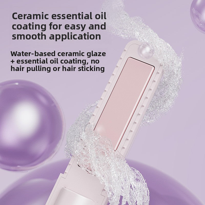 Wireless Ceramic Hair Straightener and Curler