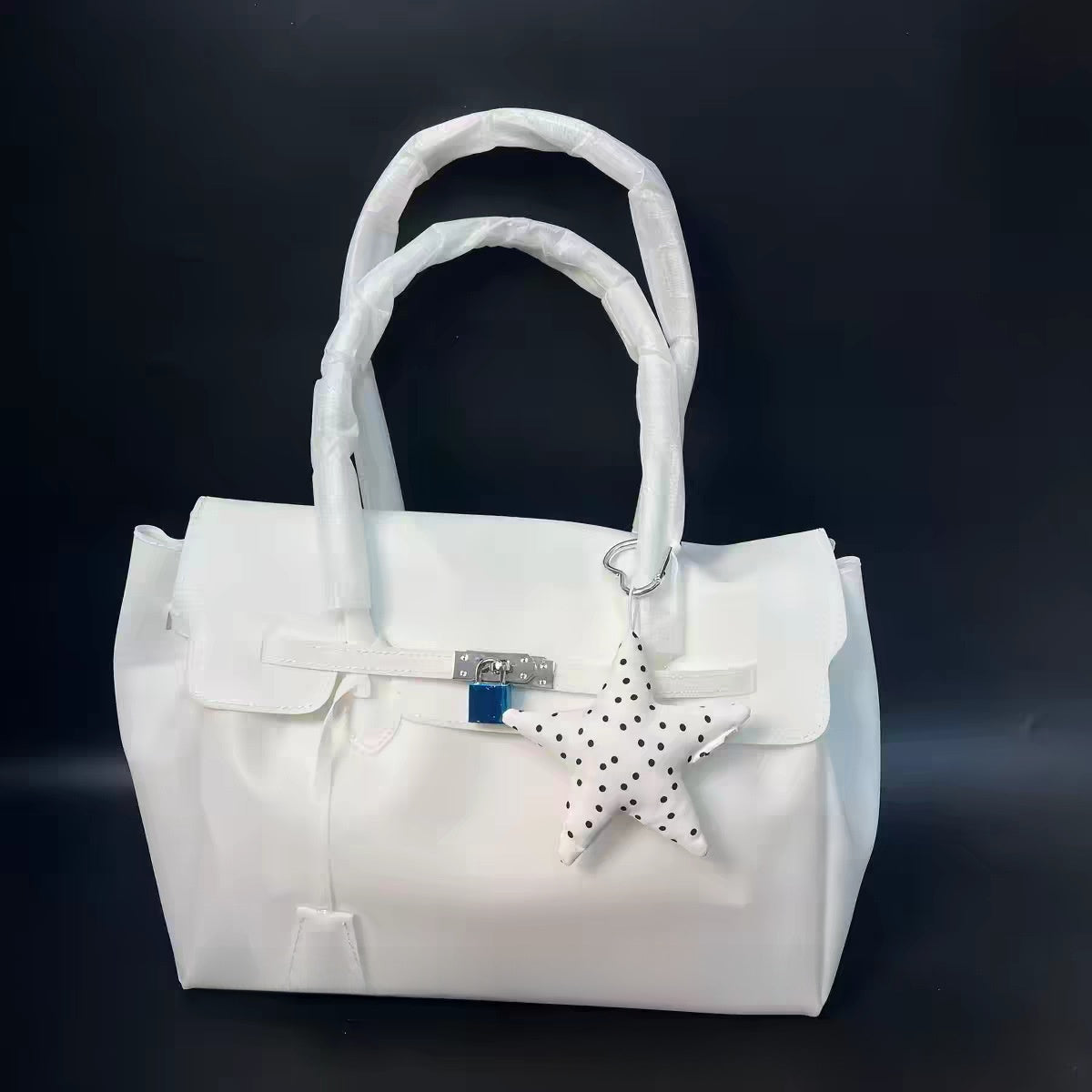 Jelly Tote Bag with Shoulder Strap