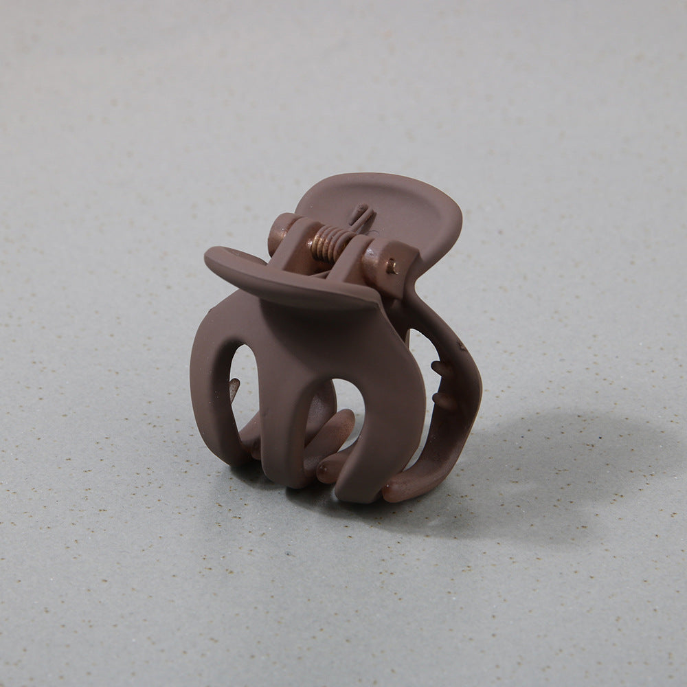 Rectangular Hair Grip Clips Frosted Finish