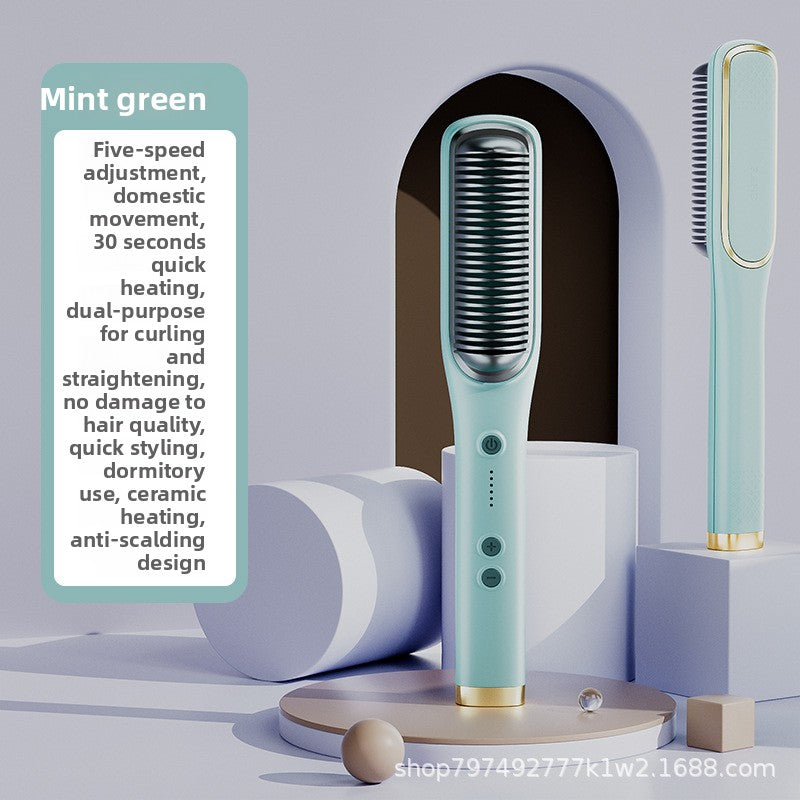 Ceramic Ionic Hair Straightener and Curling Brush