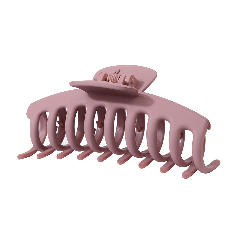 Rectangular Hair Grip Clips Frosted Finish