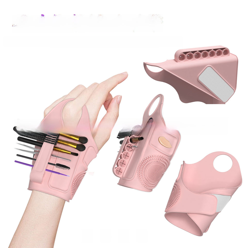Silicone Makeup Artist Wristband Organizer