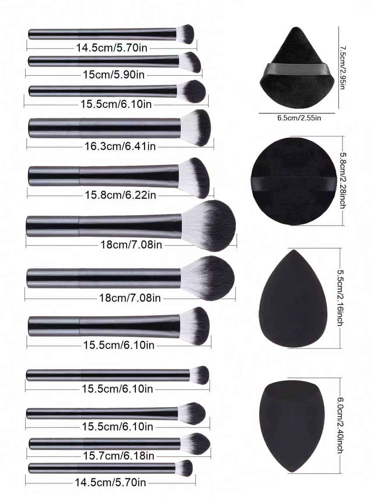 Multicolor Makeup Brush