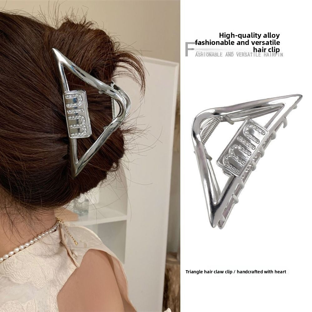 Metal Butterfly Hair Clips with Pearl Accents
