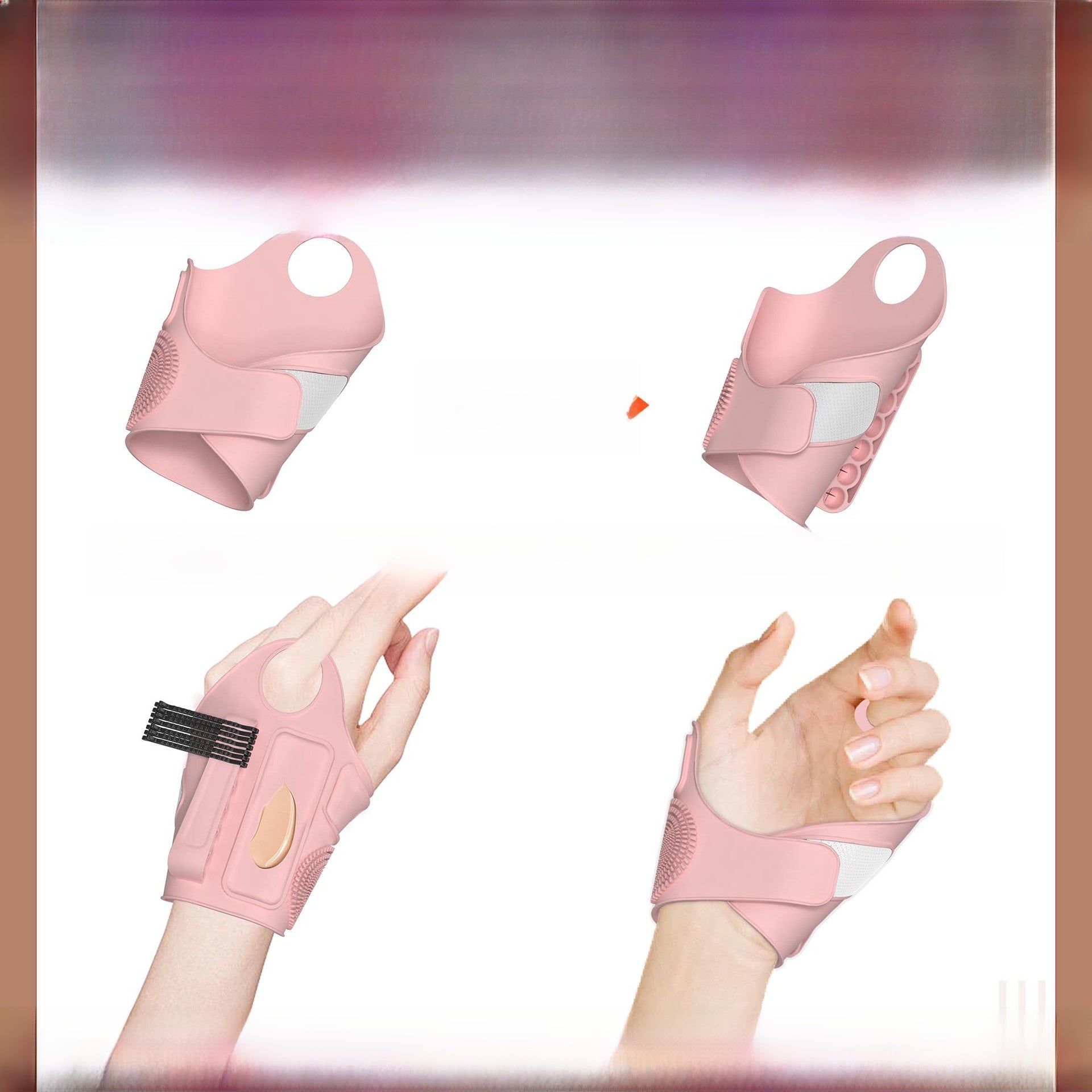 Silicone Makeup Artist Wristband Organizer