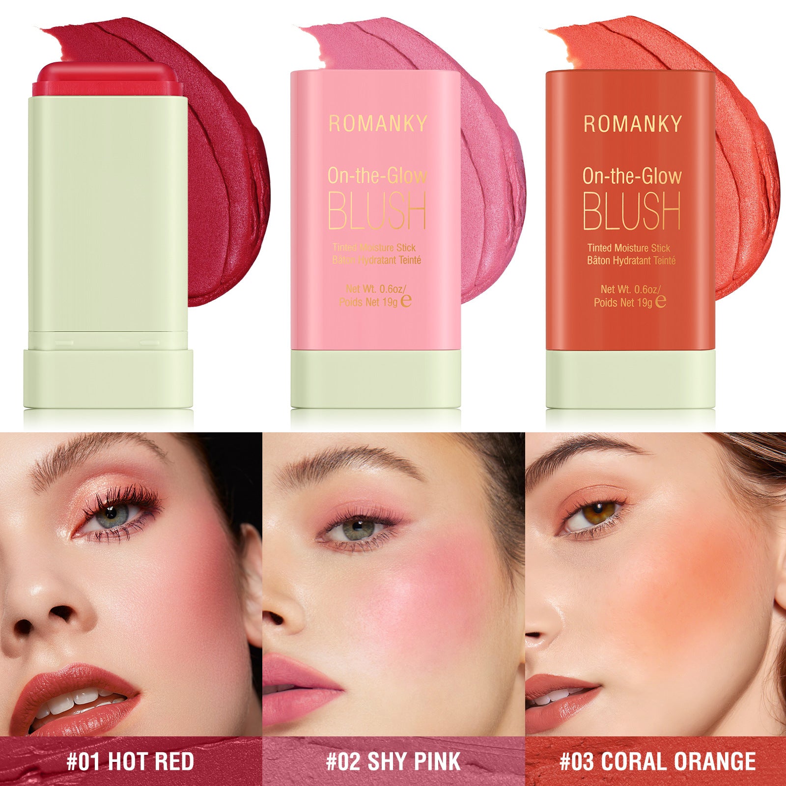 Matte Multifunctional Blush and Lip Balm Stick