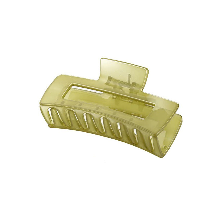 Rectangular Hair Grip Clips Frosted Finish