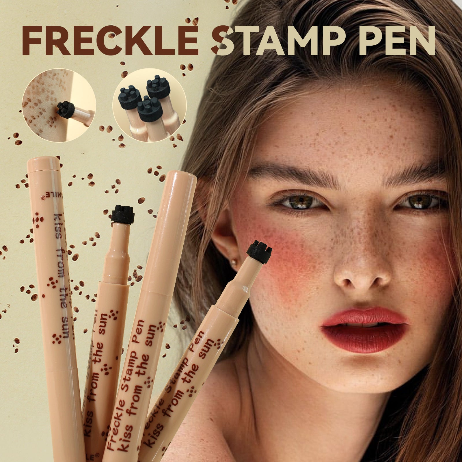 Natural Realistic Freckle Makeup Pen