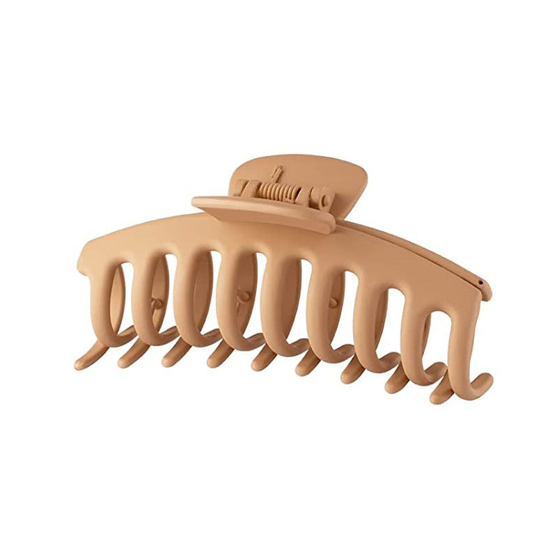 Rectangular Hair Grip Clips Frosted Finish