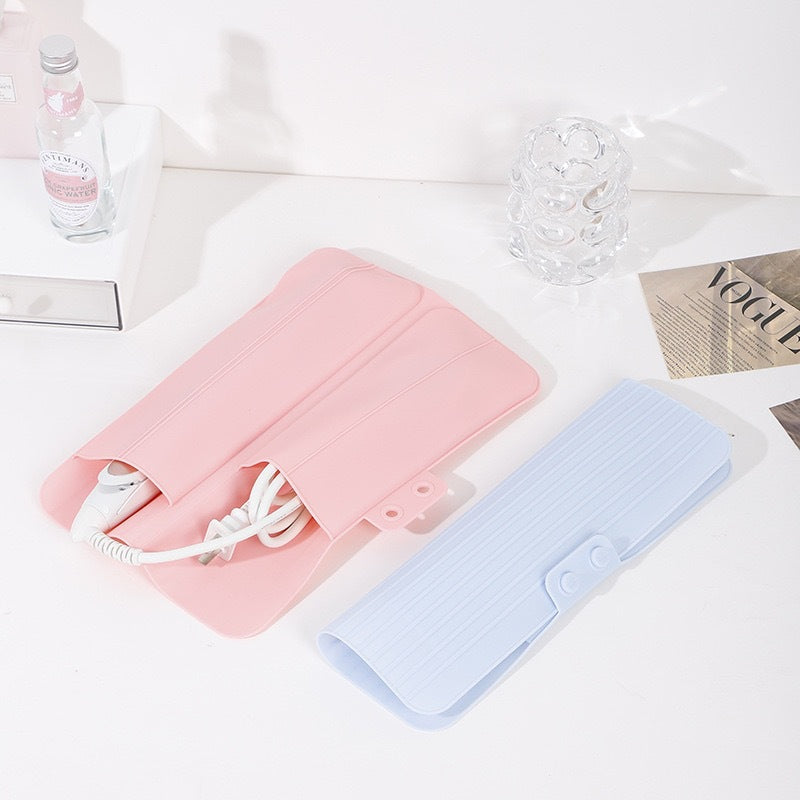 Portable Silicone Heat Protection Bag for Hair Styling Tools