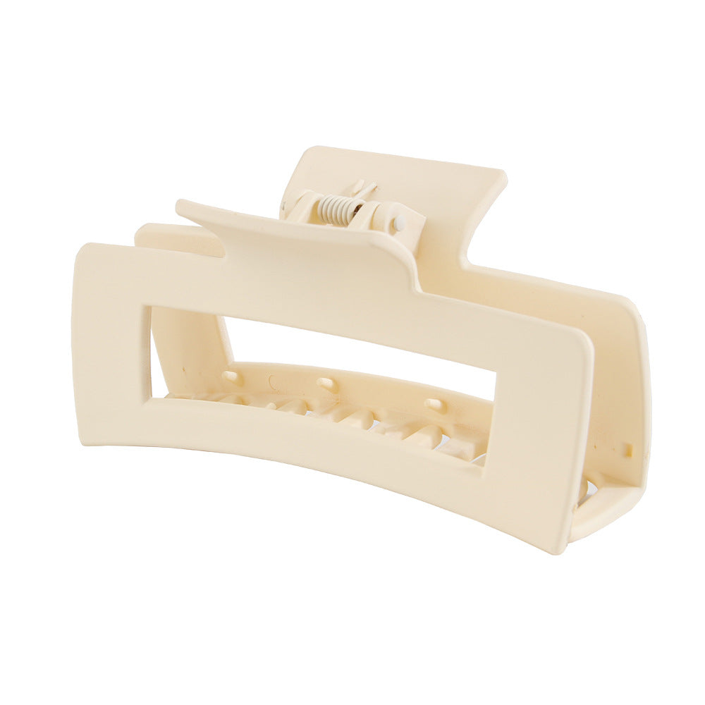 Rectangular Hair Grip Clips Frosted Finish