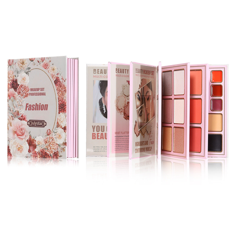 Book Style Multi Color Makeup Palette