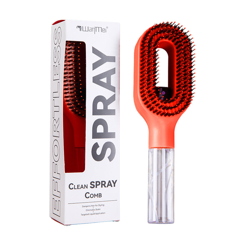 Pressurized Spray Scalp Massager Comb, Anti-Static Hair Comb