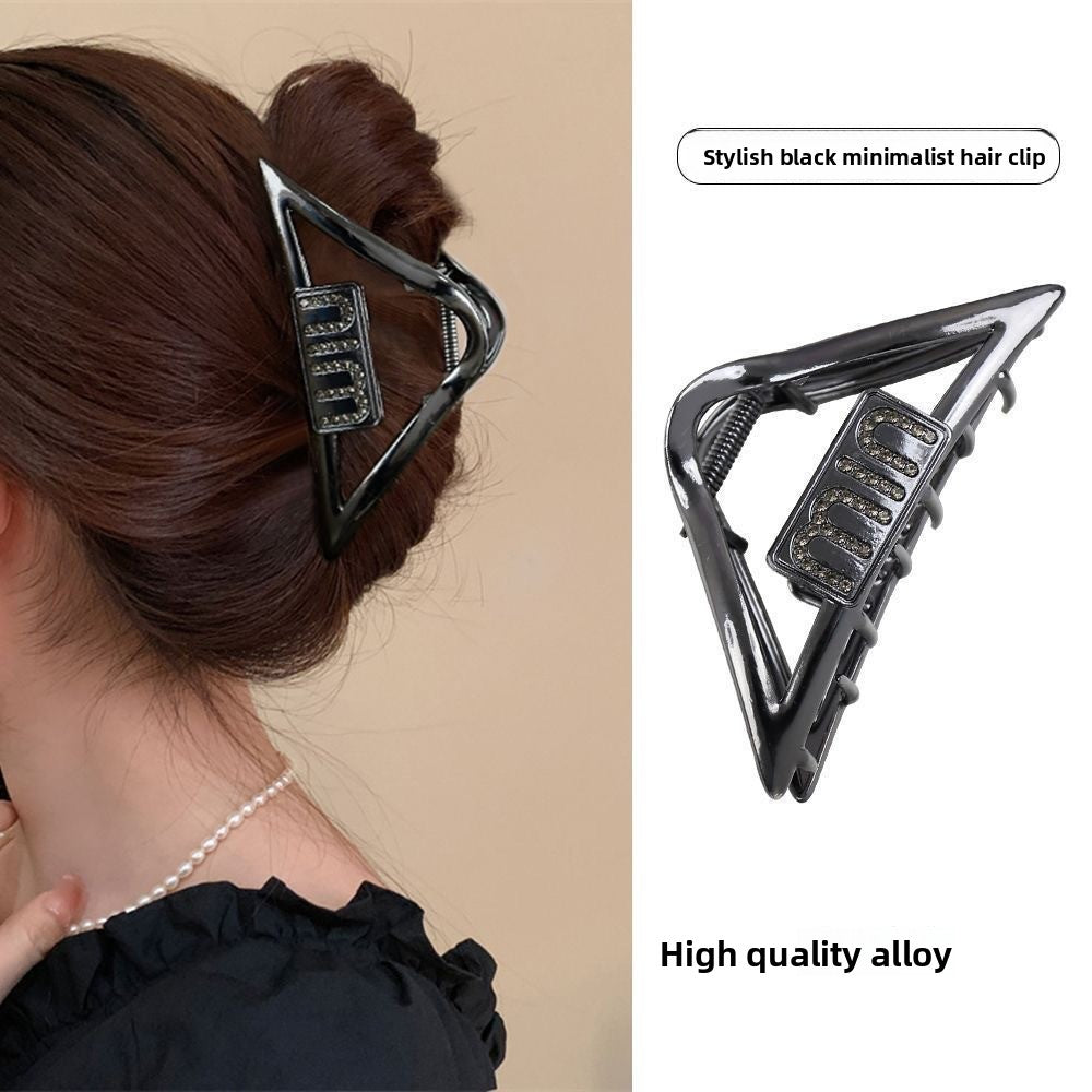 Metal Butterfly Hair Clips with Pearl Accents