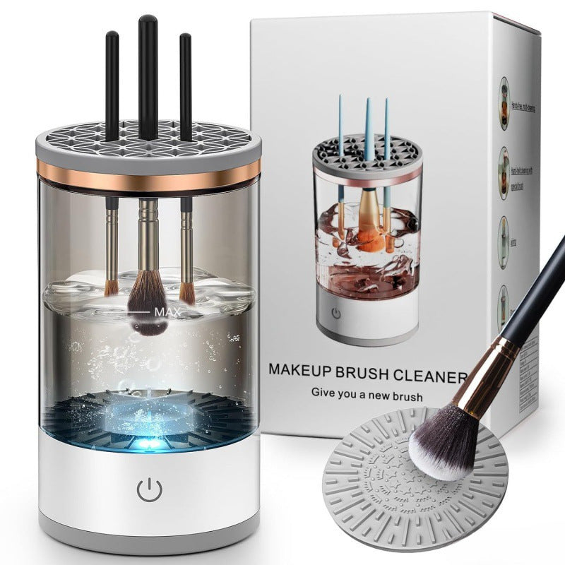 Makeup Brush Cleaner with Washing and Drying Functions