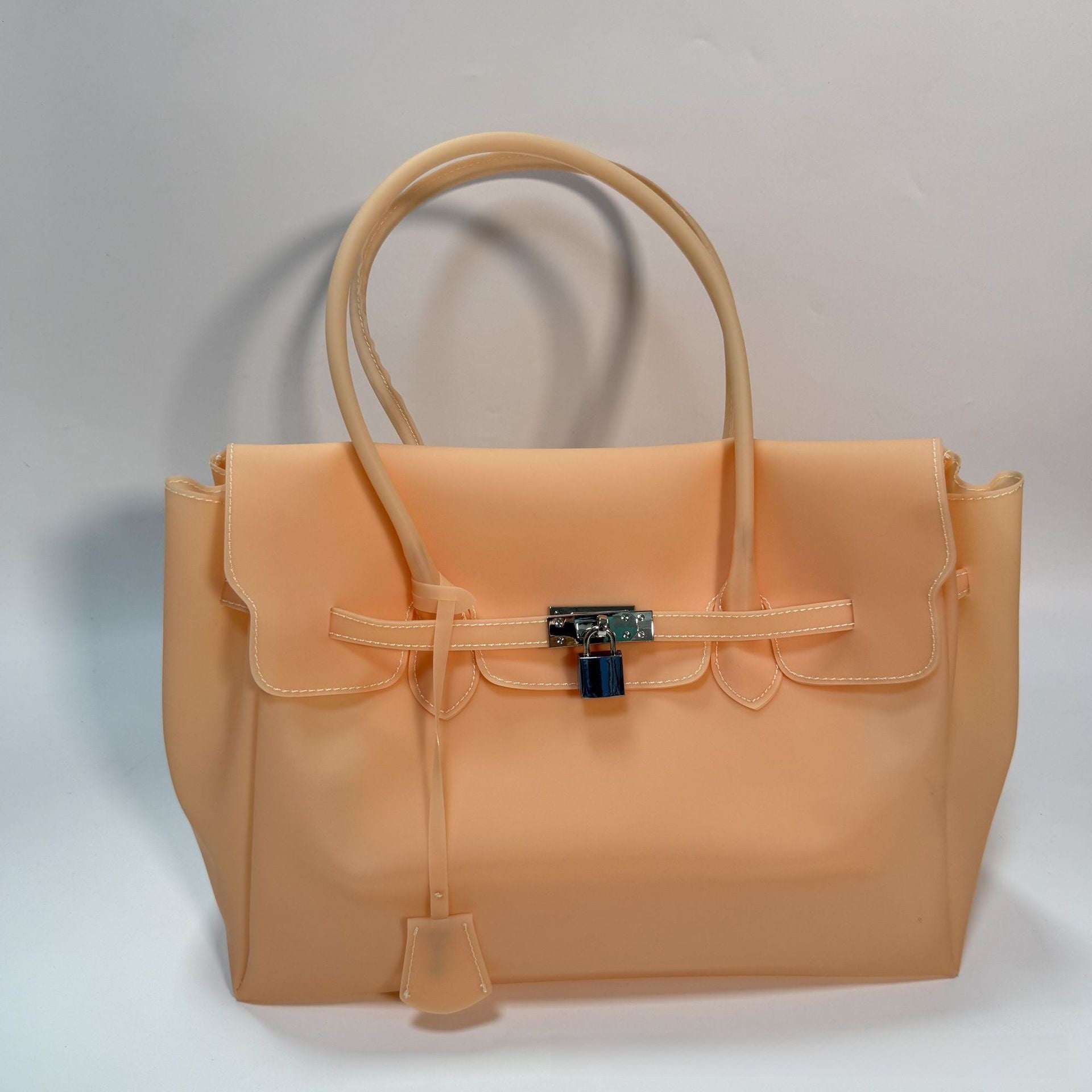 Jelly Tote Bag with Shoulder Strap